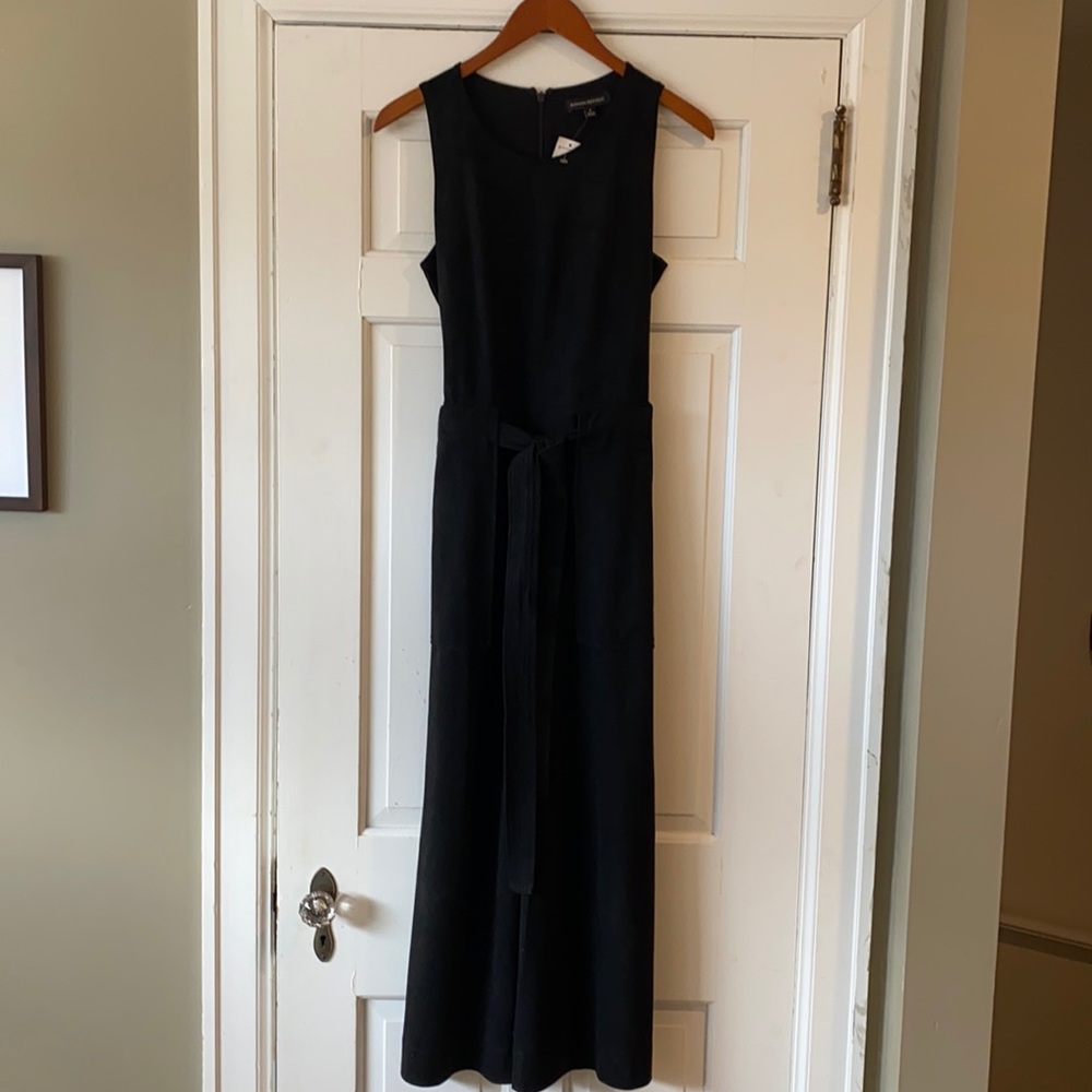 Banana republic faux suede jumpsuit